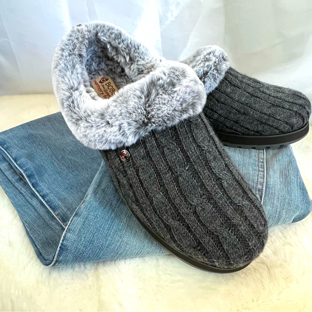 BOBS from Skechers Keepsakes Ice Storm Clogs Color Charcoal Size 8.5 - Picture 2 of 13